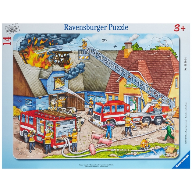 Пазл Ravensburger Борьба с огнем 14шт 6092