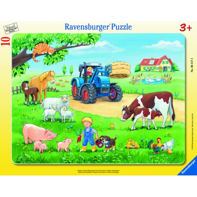 Пазл Ravensburger Лето в деревне 10шт 6117