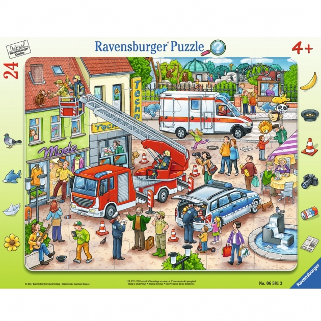 Пазл Ravensburger Пожарная команда 24 шт 6581