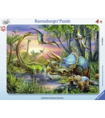 Пазл Ravensburger Динозавры на рассвете 45 шт 6633