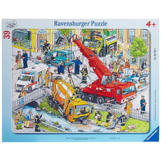 Пазл Ravensburger Аварийные службы 39 шт 6768