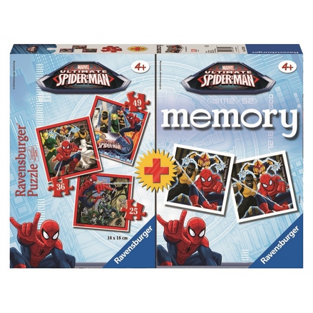 Пазл Ravensburger+Мемори Человек паук 7359