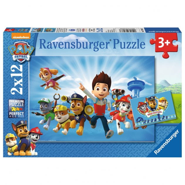 Пазл Ravensburger Щенячий патруль 2х12 шт 7586