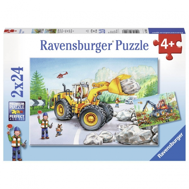 Пазл Ravensburger Землекопы 2х24шт 7802