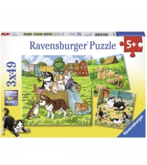 Пазл Ravensburger Котята и щенки 3х49шт 8002