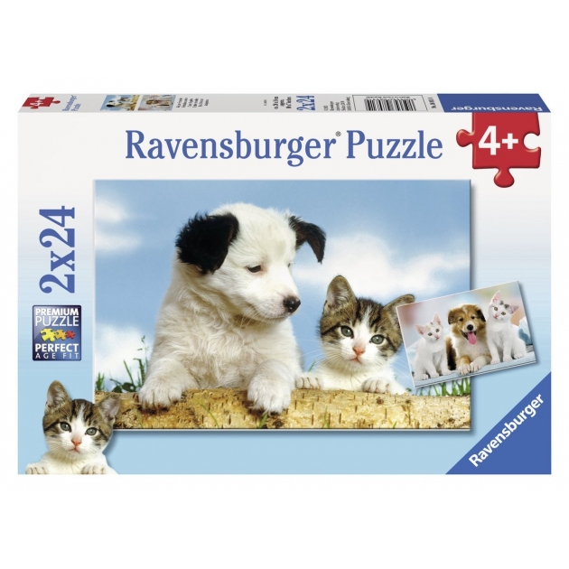 Пазл Ravensburger Настоящие друзья 2х24шт 8931