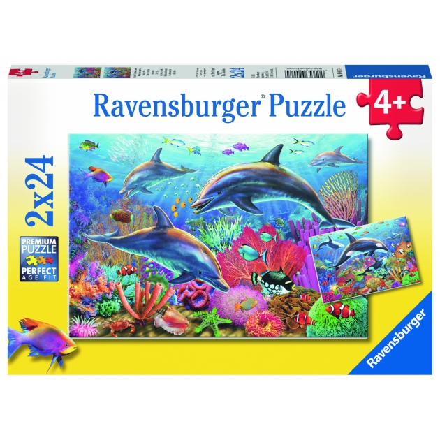 Пазл Ravensburger Красота подводного мира 2х24 шт 9017