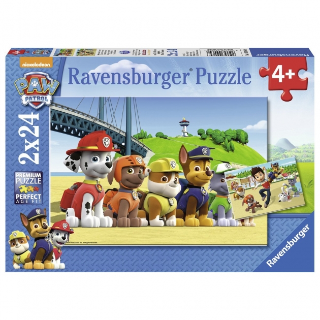 Пазл Ravensburger Щенячий патруль героические собаки 2х24 шт 9064