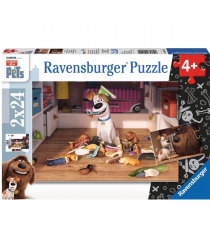 Пазл Ravensburger Тайная жизнь домашних животных 2х24шт 9110...