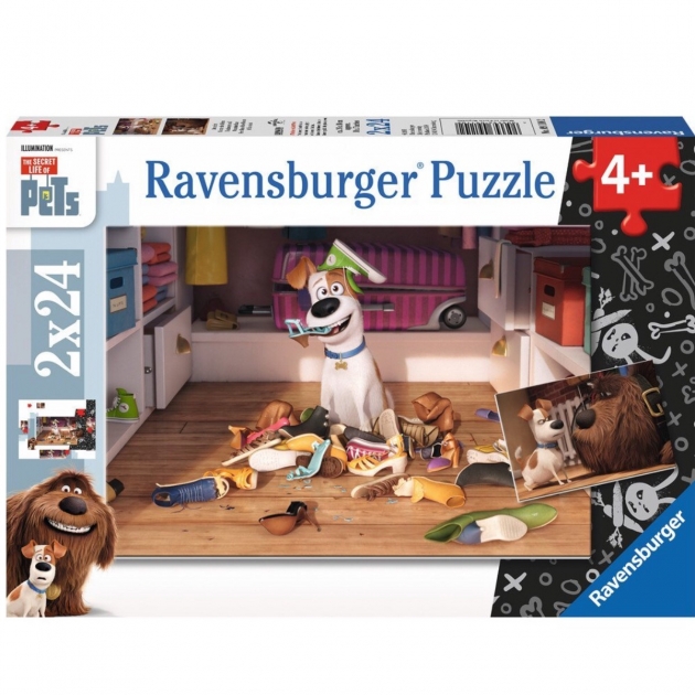 Пазл Ravensburger Тайная жизнь домашних животных 2х24шт 9110