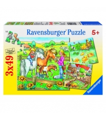 Пазл Ravensburger Животные на ферме 3х49шт 9293