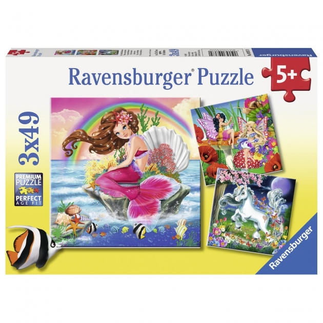 Пазл Ravensburger Воображаемые друзья 3х49 шт 9367