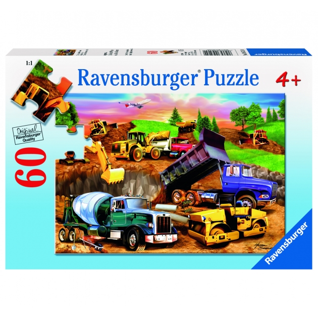 Пазл Ravensburger Большая стройка 60 шт 9525