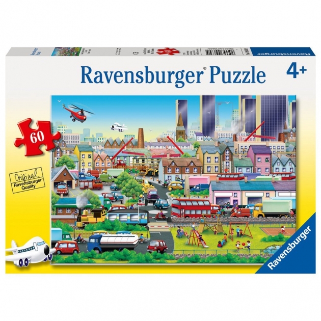 Пазл Ravensburger Оживлённый город 60 шт 9630