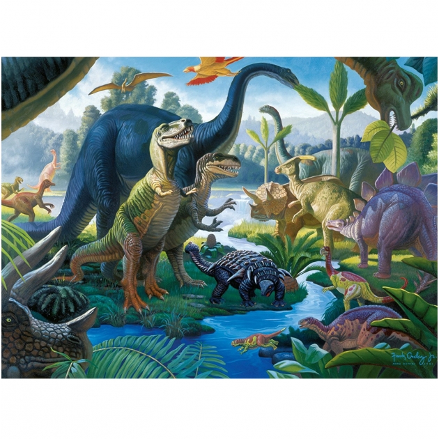 Пазл Ravensburger Динозавры на водопое xxl 100 шт 10740