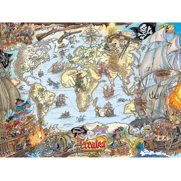 Пазл Ravensburger Пиратская карта xxl 200 шт 12802