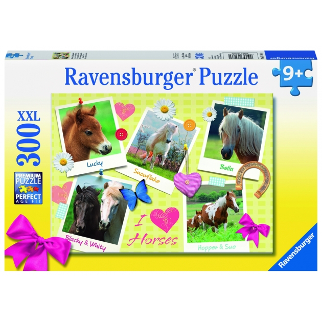 Пазл Ravensburger Мои любимые лошади xxl 300 шт 13186