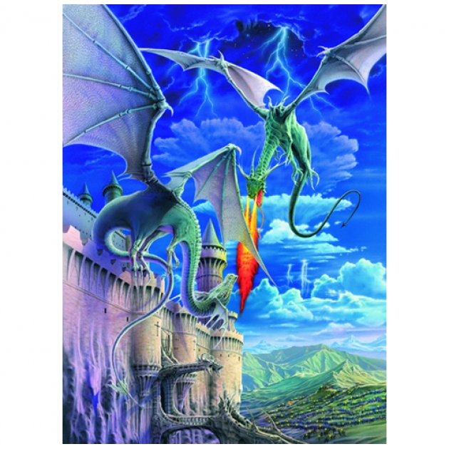 Пазл Ravensburger Огнедышащий дракон xxl 300 шт 13193
