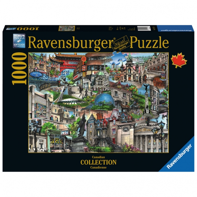 Пазл Ravensburger Монреаль 1000 шт 19737