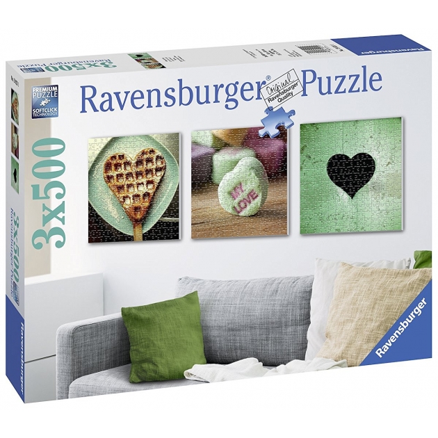 Пазл Ravensburger Романтика 3х500 шт 19921