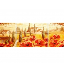 Пазл Ravensburger триптих Маки Тосканы 1000 шт 19994