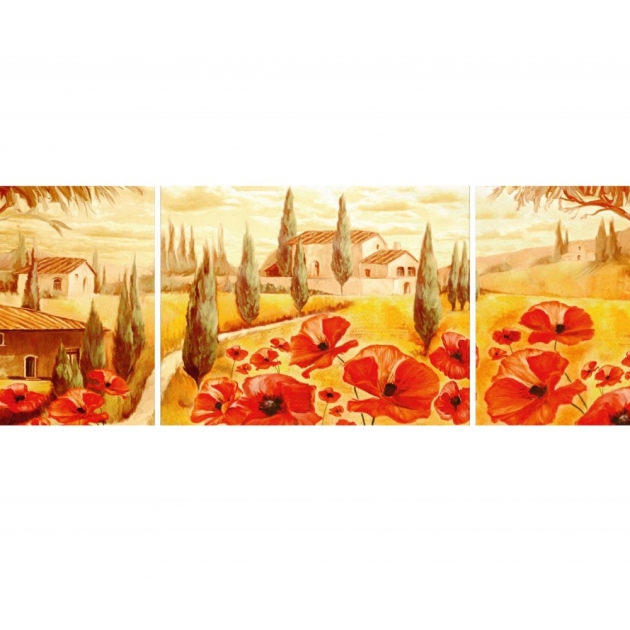 Пазл Ravensburger триптих Маки Тосканы 1000 шт 19994