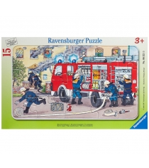 Пазл пожарная машина 15 элементов Ravensburger 6321