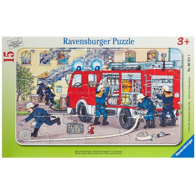 Пазл пожарная машина 15 элементов Ravensburger 6321