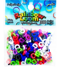 Набор с клипс Rainbow Loom для плетения браслетов 300 шт A0010...