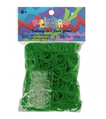 Набор резинок для плетения браслетов Rainbow Loom зеленый B0012