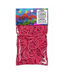 Набор резинок для плетения браслетов Rainbow Loom фуксия 600 шт B0022...