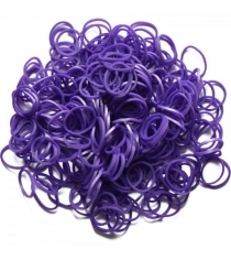 Резиночки для плетения браслетов Rainbow Loom фиолетовый металлик B0049...