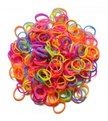 Резиночки для плетения браслетов Rainbow Loom неоновый микс B0071