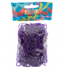 Набор резинок для плетения браслетов Rainbow Loom темно фиолетовые B0083