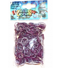 Набор резинок для плетения браслетов Rainbow Loom Осьминог перламутровые 600 шт ...