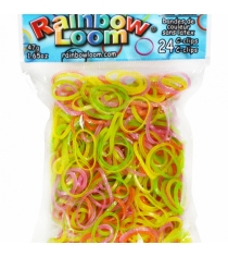 Набор резинок для плетения браслетов Rainbow Loom Sweets Frutti Trutti микс 600 ...