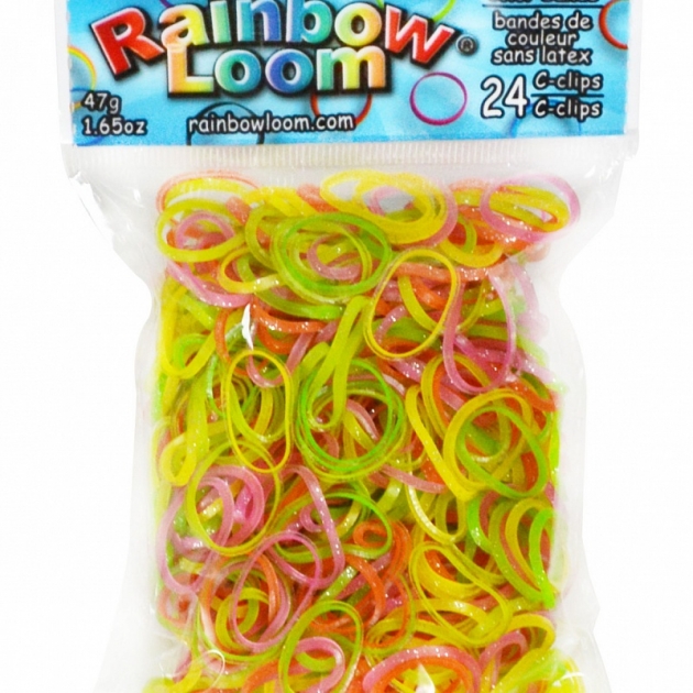 Набор резинок для плетения браслетов Rainbow Loom Sweets Frutti Trutti микс 600 шт B0191