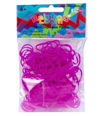 Набор резинок для плетения браслетов Rainbow Loom Neon Purple фиолетовые 600 шт ...