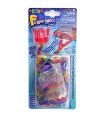 Набор для плетения браслетов Rainbow Loom из резинок Фингер Лум красный R0036B...