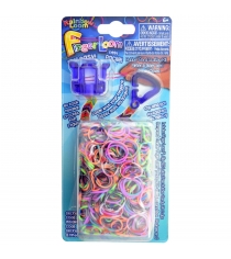 Набор для плетения браслетов Rainbow Loom из резинок Фингер Лум фиолетовый R0040...