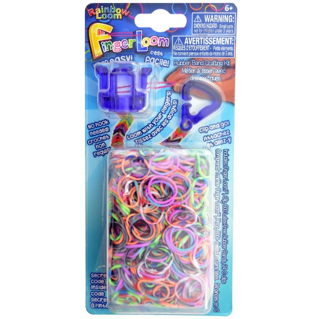Набор для плетения браслетов Rainbow Loom из резинок Фингер Лум фиолетовый R0040B