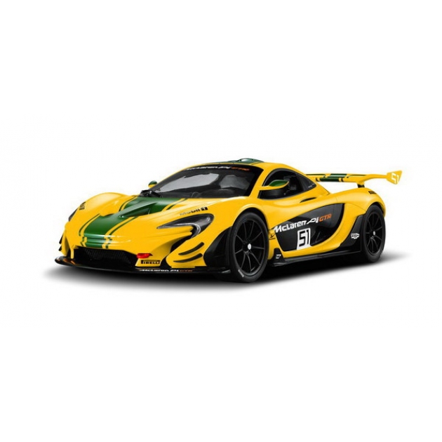 Машина радиоуправляемая mclaren p1 gtr желтая Rastar 75000Y