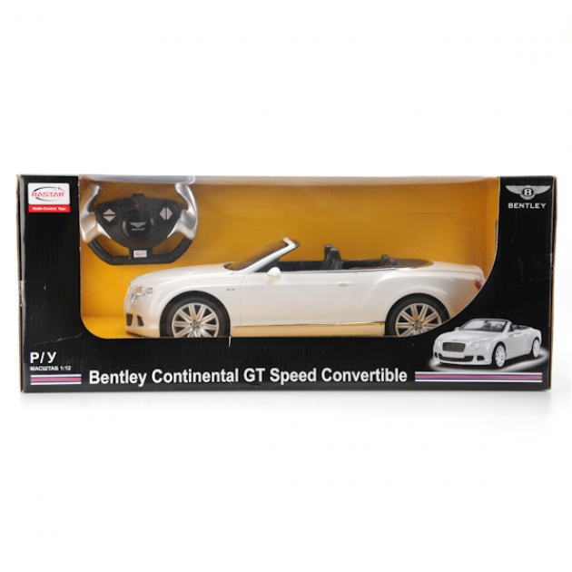 Машина на радиоуправлении Bentley Continetal GT 1:12 со светом Rastar 49900-RASTAR