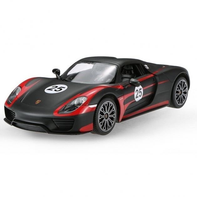 Машина р/у porsche 918 spyder свет черная 1:14 Rastar 70710_black