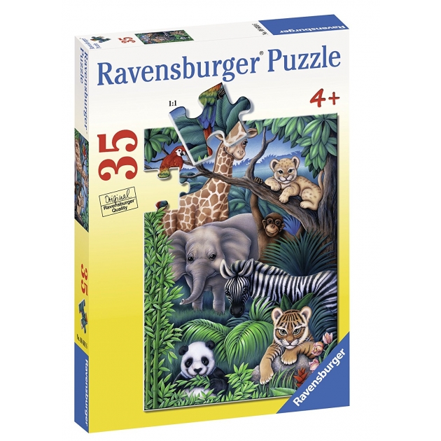 Пазл царство животных 35 элементов Ravensburger 8601
