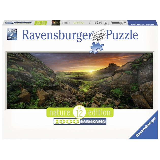 Пазл солнце над исландией 1000 элементов Ravensburger 15094