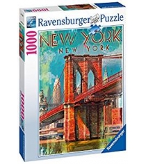 Пазл ретро нью йорк 1000 элементов Ravensburger 19835