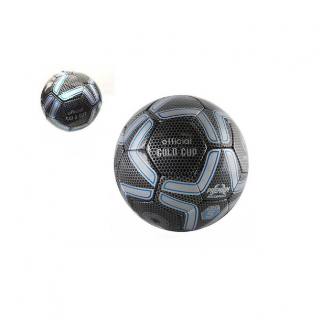 Футбольный мяч gold cup размер 5 черный