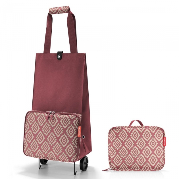 Сумка на колесиках Foldabletrolley Reisenthel HK3065 diamonds rouge