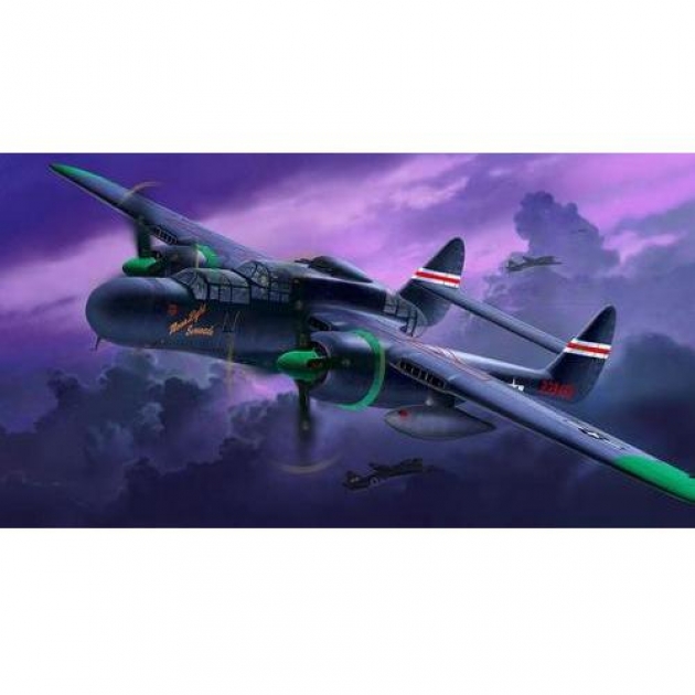 Сборная модель самолета p 61b black widow 1:48 Revell 04887N